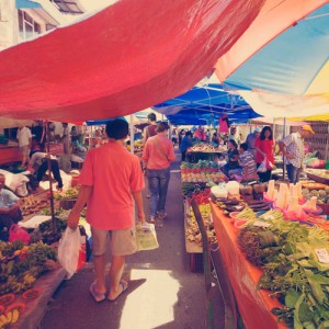 Marché de Kuching, Malaisie