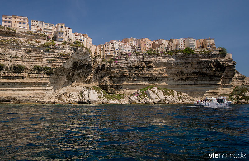 Balade en bateau à Bonifacio