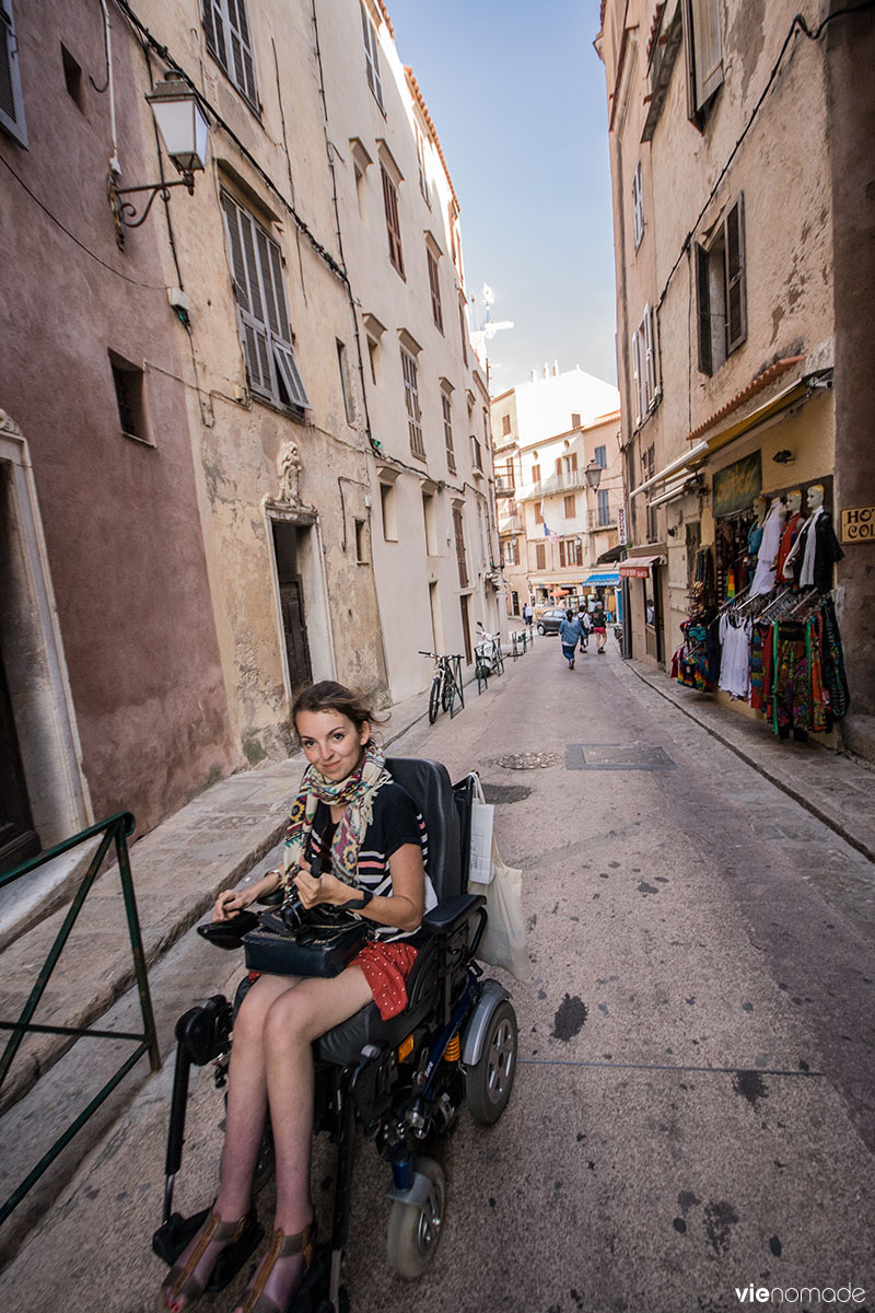 Audrey à Bonifacio, Corse