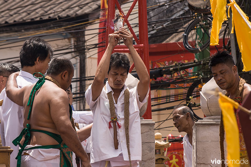 Festival Végétarien à Takua Pa, Thaïlande