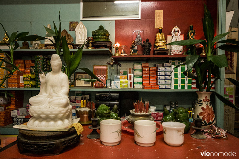 Pharmacie chinoise traditionnelle en Thaïlande