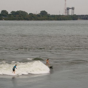 Surf sur le Saint-Laurent, Montréal