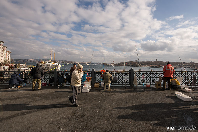 Pêcheurs du Pont Galata, Istanbul