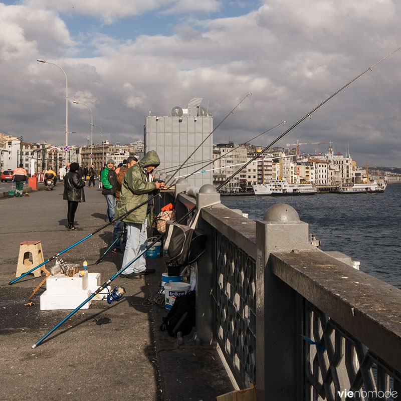 Pêcheurs du Pont Galata, Istanbul