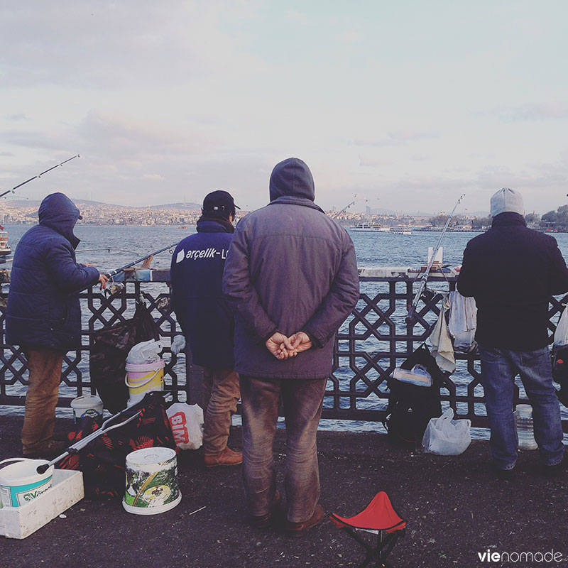 Pêcheurs du Pont Galata, Istanbul