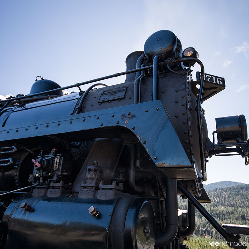 Train à vapeur Kettle Valley dans l'Okanagan