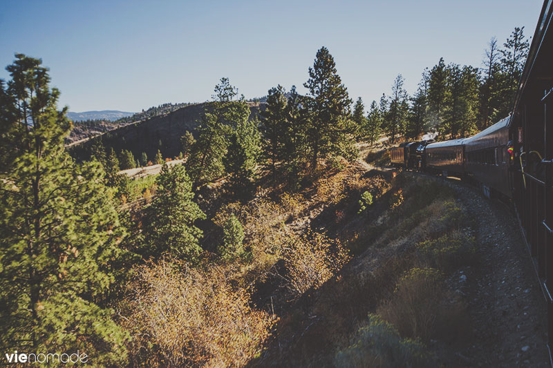 Train à vapeur Kettle Valley dans l'Okanagan