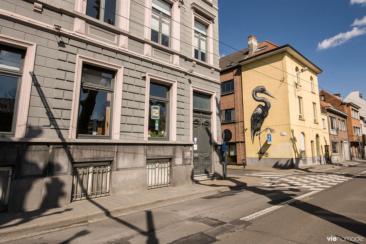 Graffitis de Roa à Gand