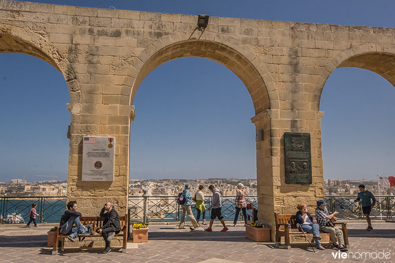 Upper Barrakka Gardens, La Valette