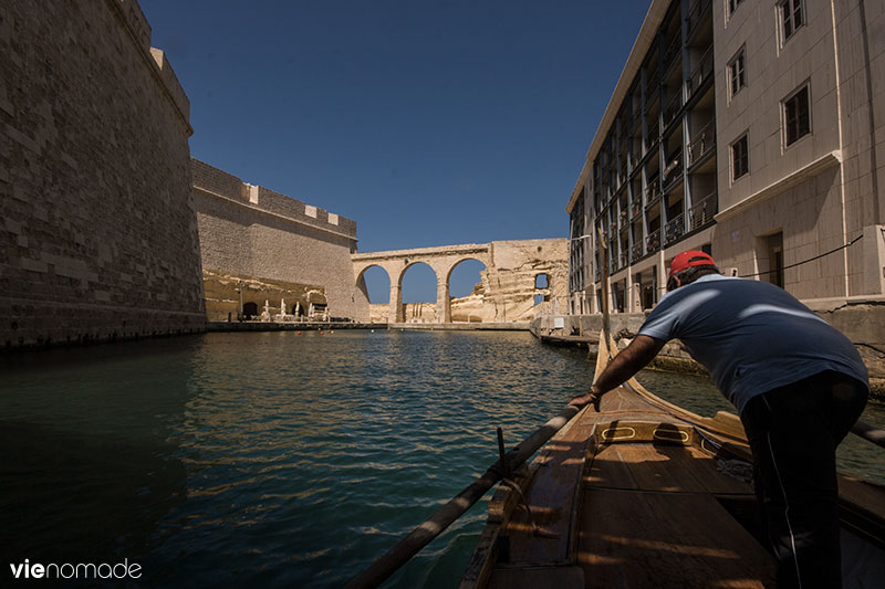 Gondole de La Valette à Vittoriosa