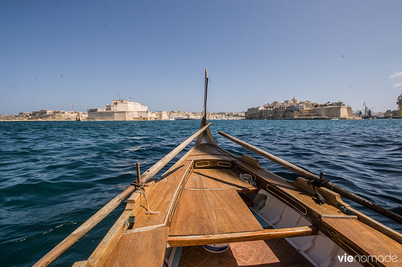 Gondole de La Valette à Vittoriosa