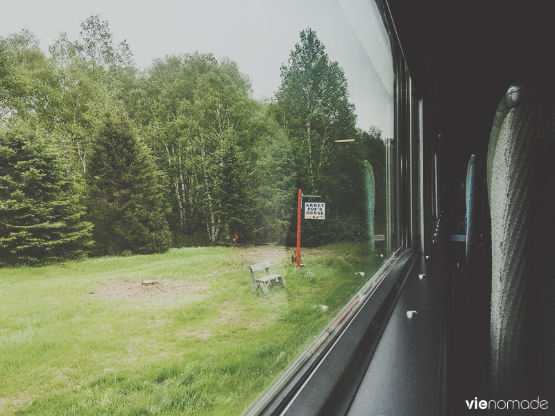 Train Senneterre-Montréal, arrêt Pot'o Rouge