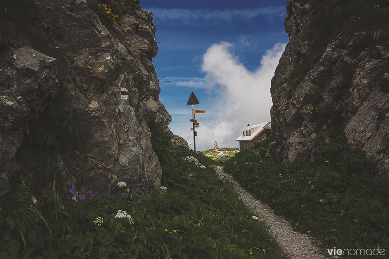 Chalet Sautodoz, aux Rochers de Naye, Suisse