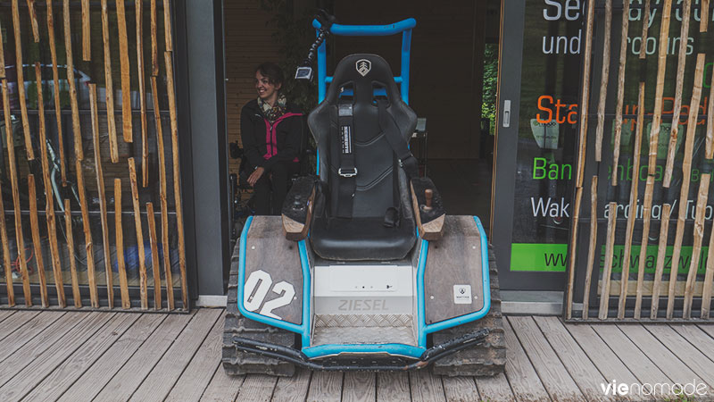 Le Ziesel, une chaise roulante tout-terrain