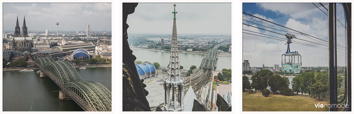 Points de vue à Cologne, en hauteur