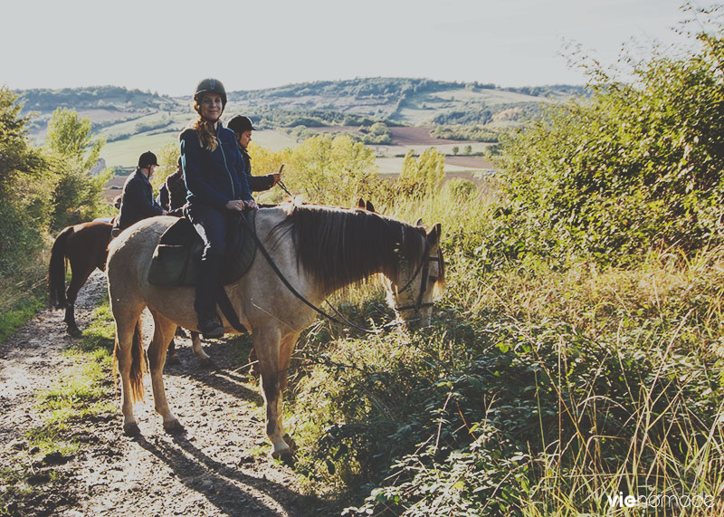 Balade à cheval en Auvergne