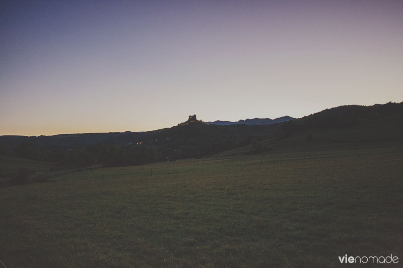 Sur la route en Auvergne