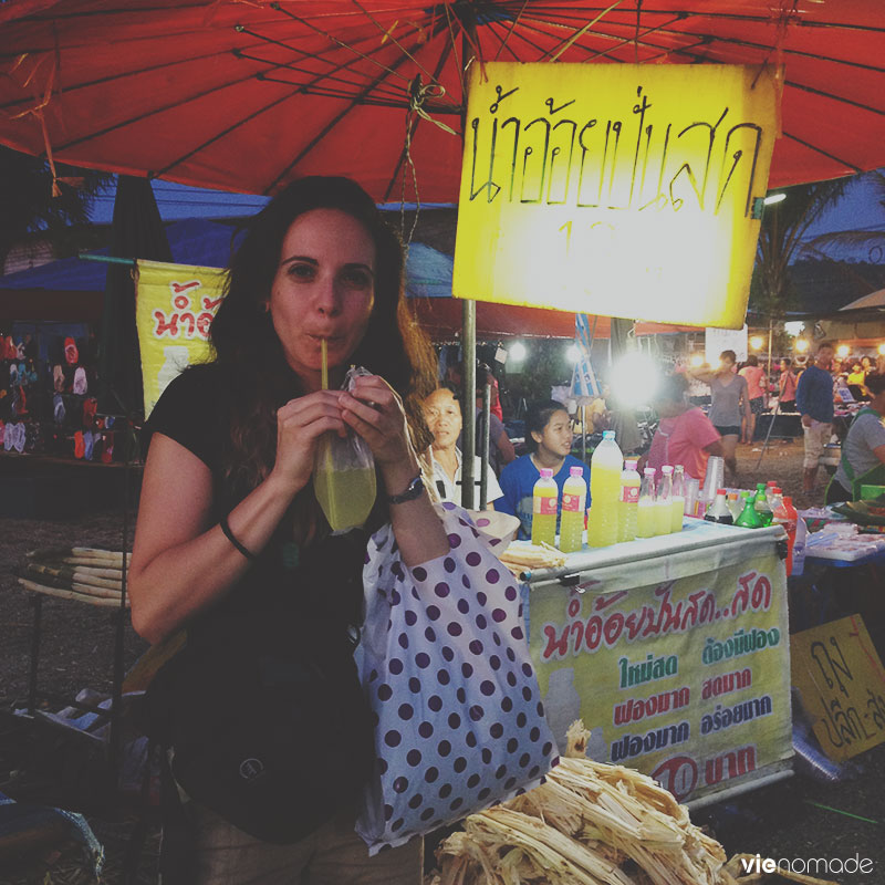 Jus de canne à sucre, Thaïlande