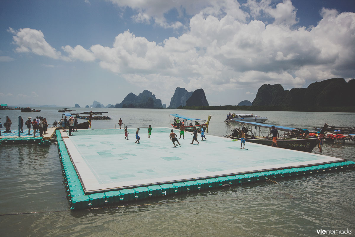 Le terrain de foot de Koh Panyi