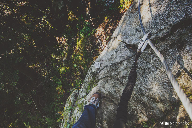 Domaine Prabouré en Auvergne, via ferrata