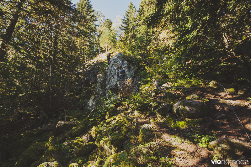 Domaine Prabouré en Auvergne, via ferrata