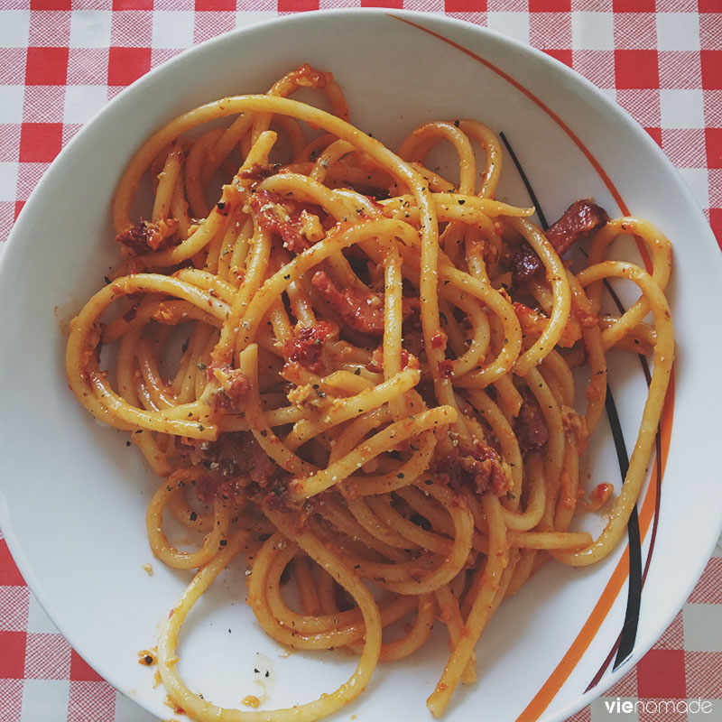 Carbonara avec nduja