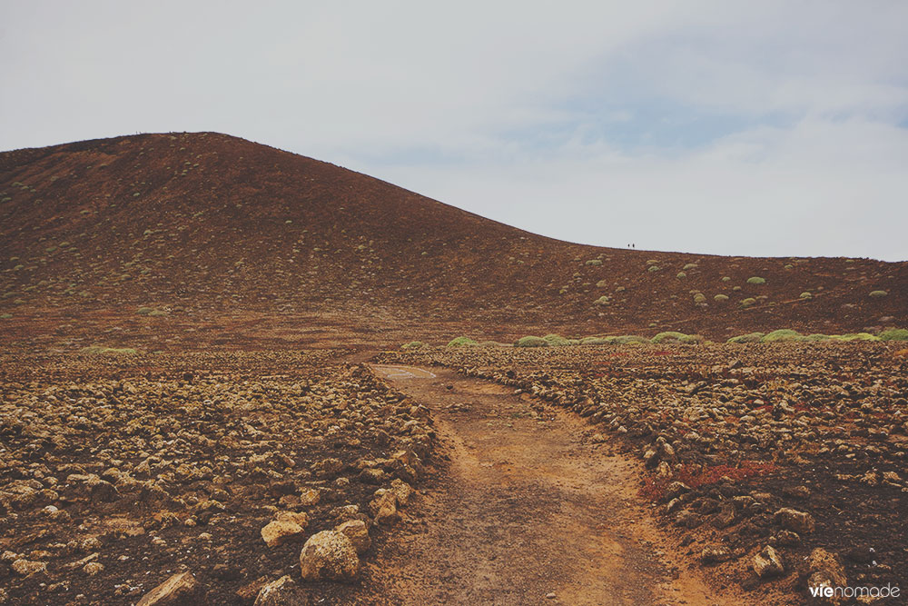 La Caldera, point culminant de l'Isla de Lobos, Fuerteventura