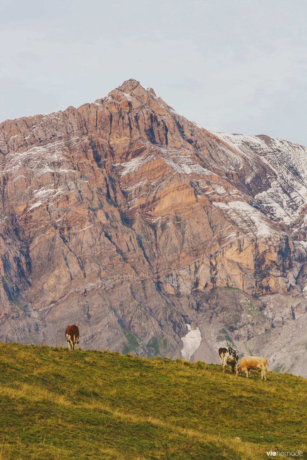 Randonnée à Ensex, Suisse