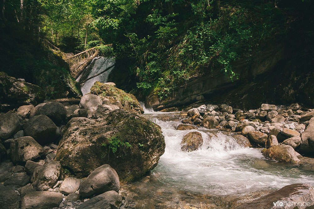 Gorges du Chauderon, randonnée vers Montreux