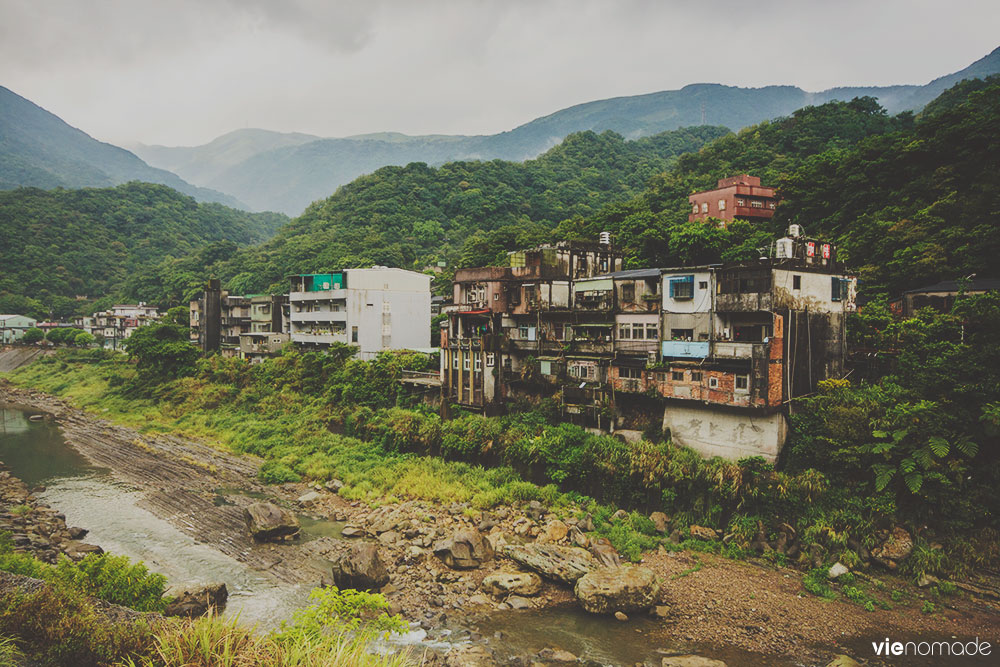 Village d'Houdong ou Houtong, à Taïwan