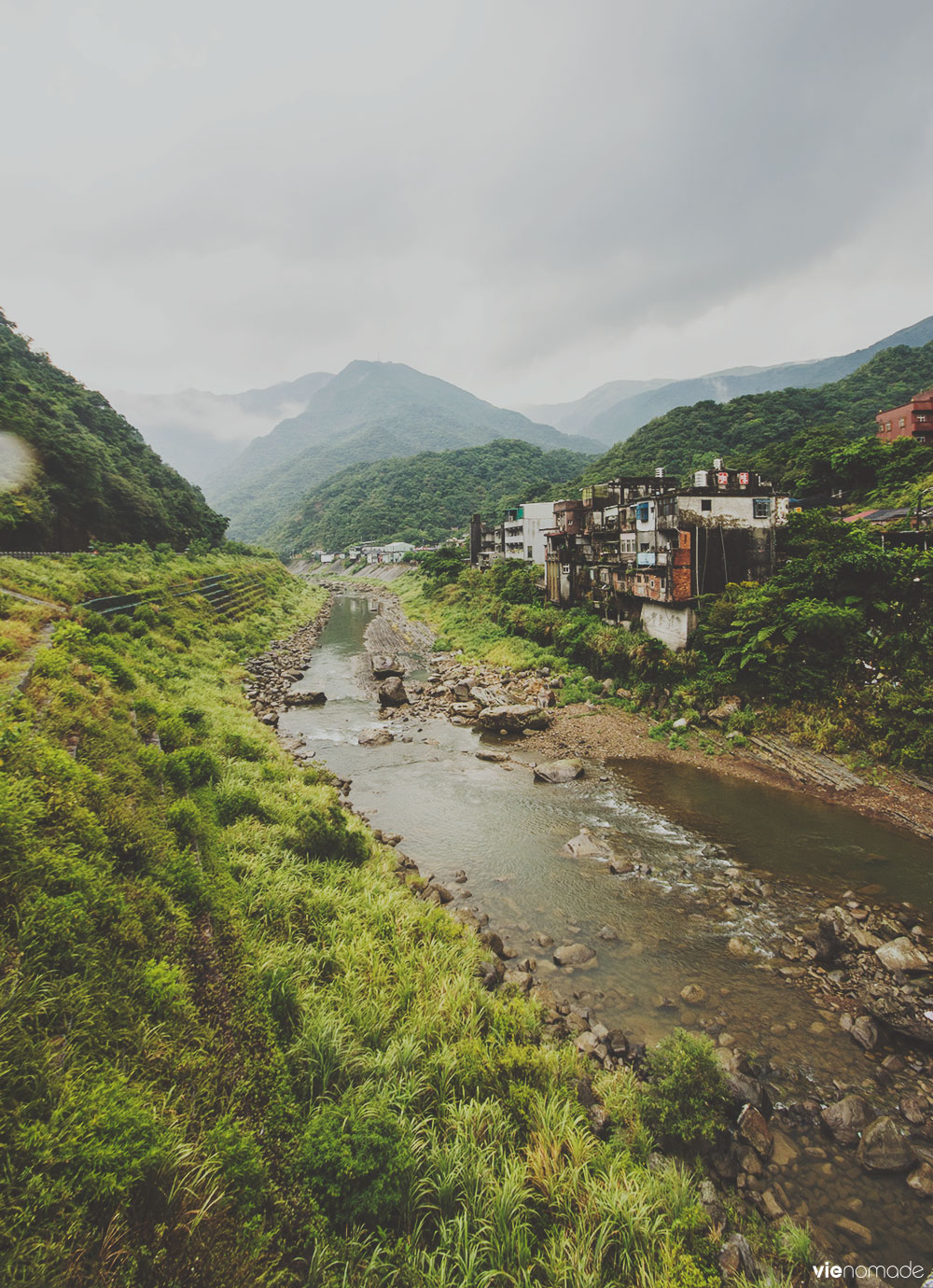 Village d'Houdong ou Houtong, à Taïwan