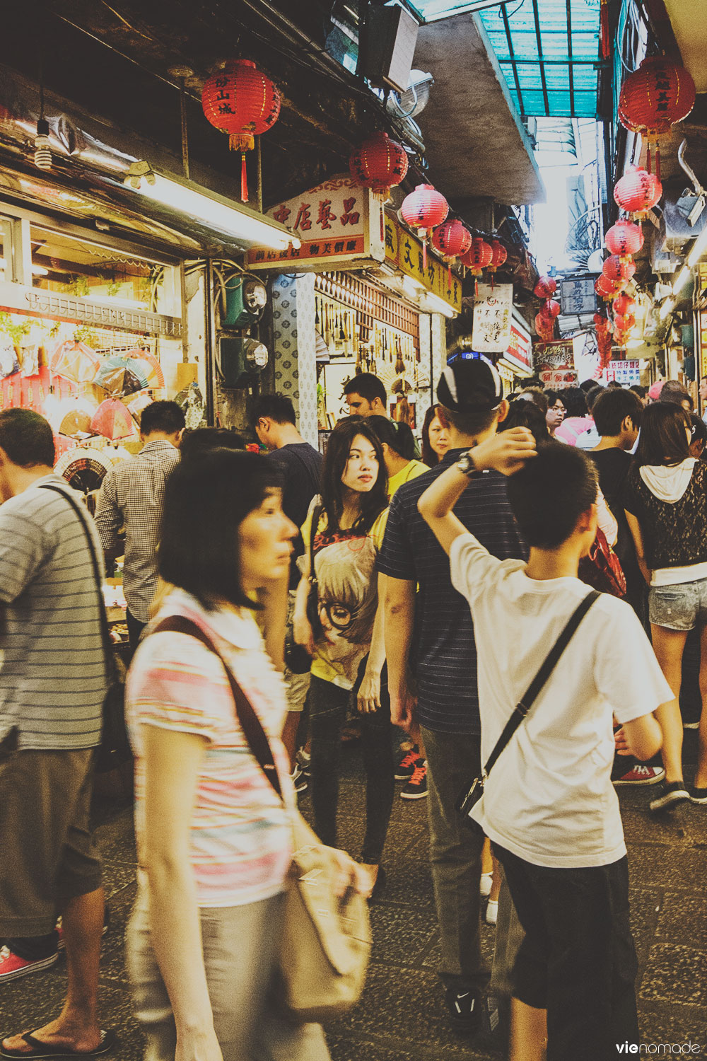 Le marché de Jiufen, Taïwan