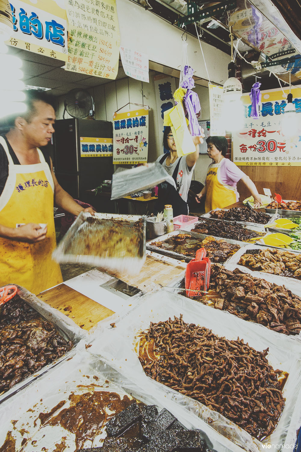 Le marché de Jiufen, Taïwan