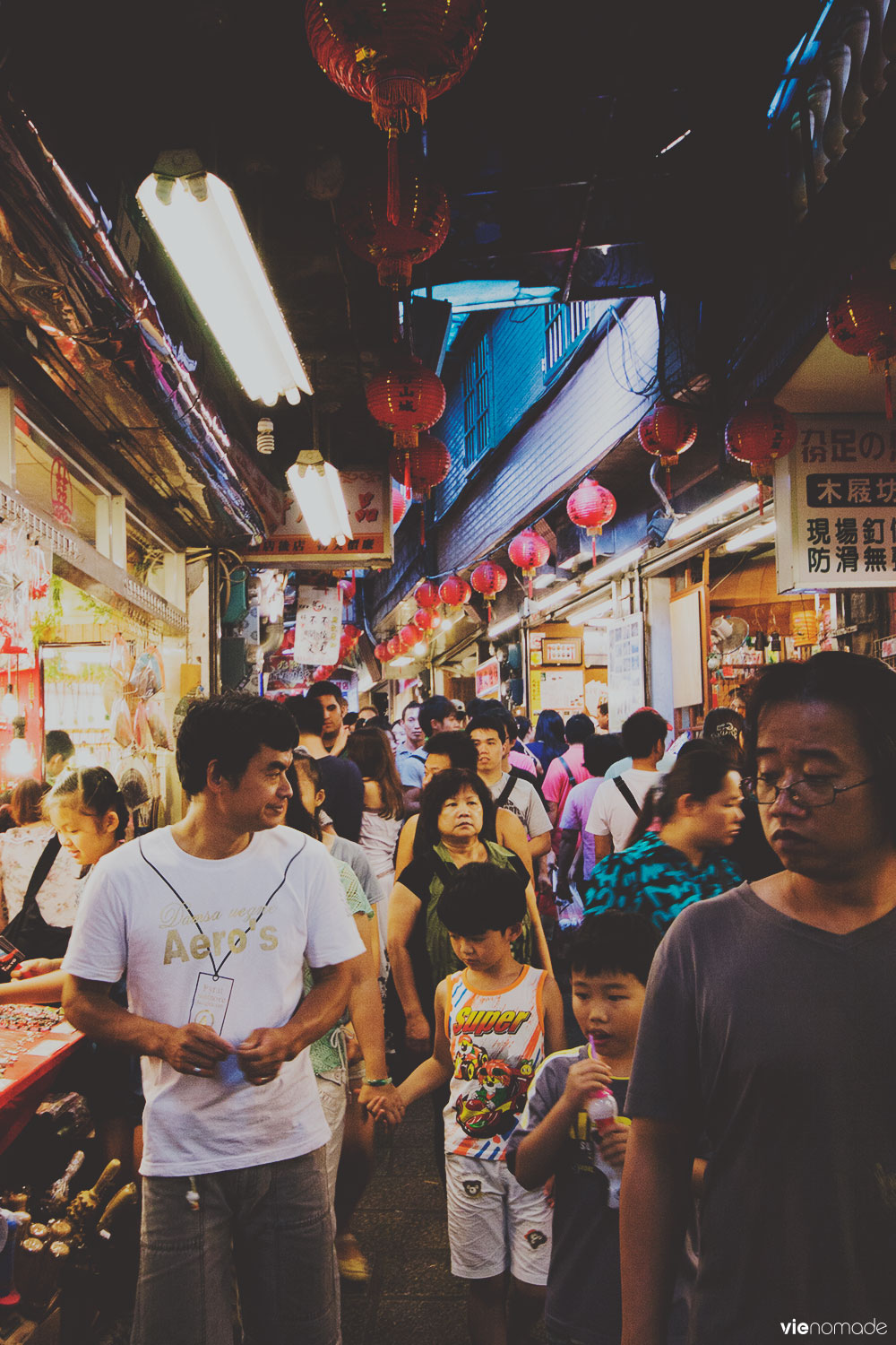 Le marché de Jiufen, Taïwan