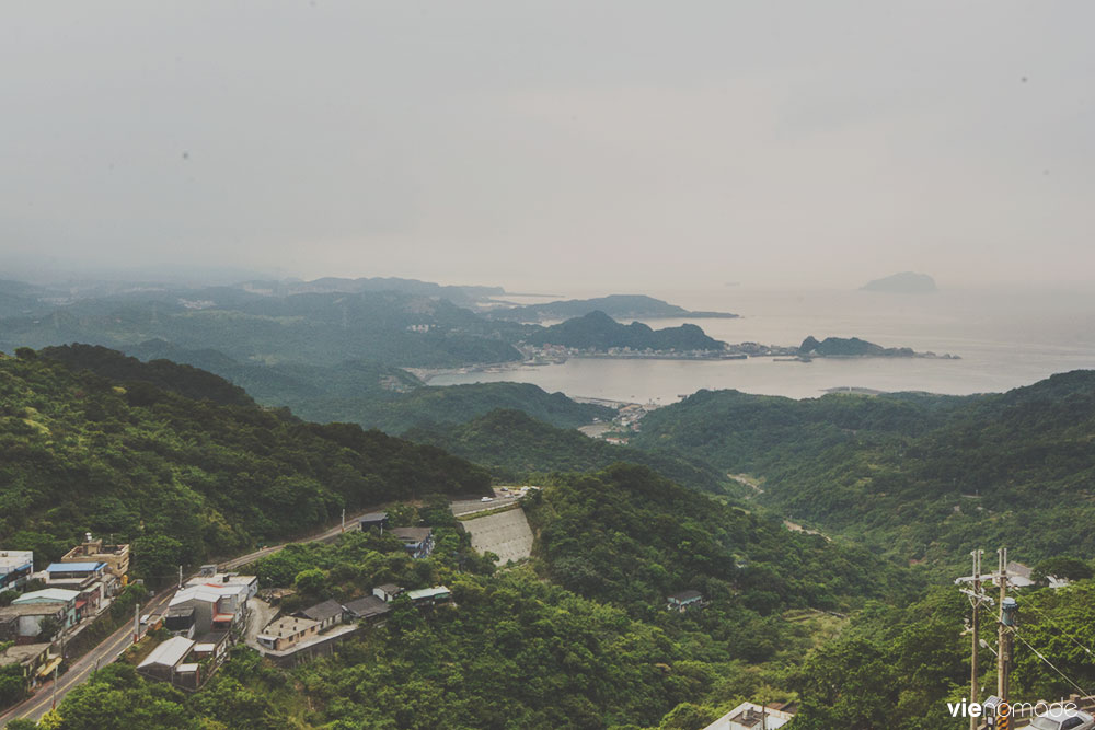 La vue de Jiufen, Taïwan