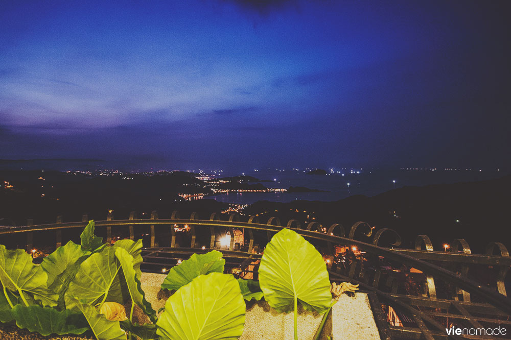 La vue de Jiufen, Taïwan