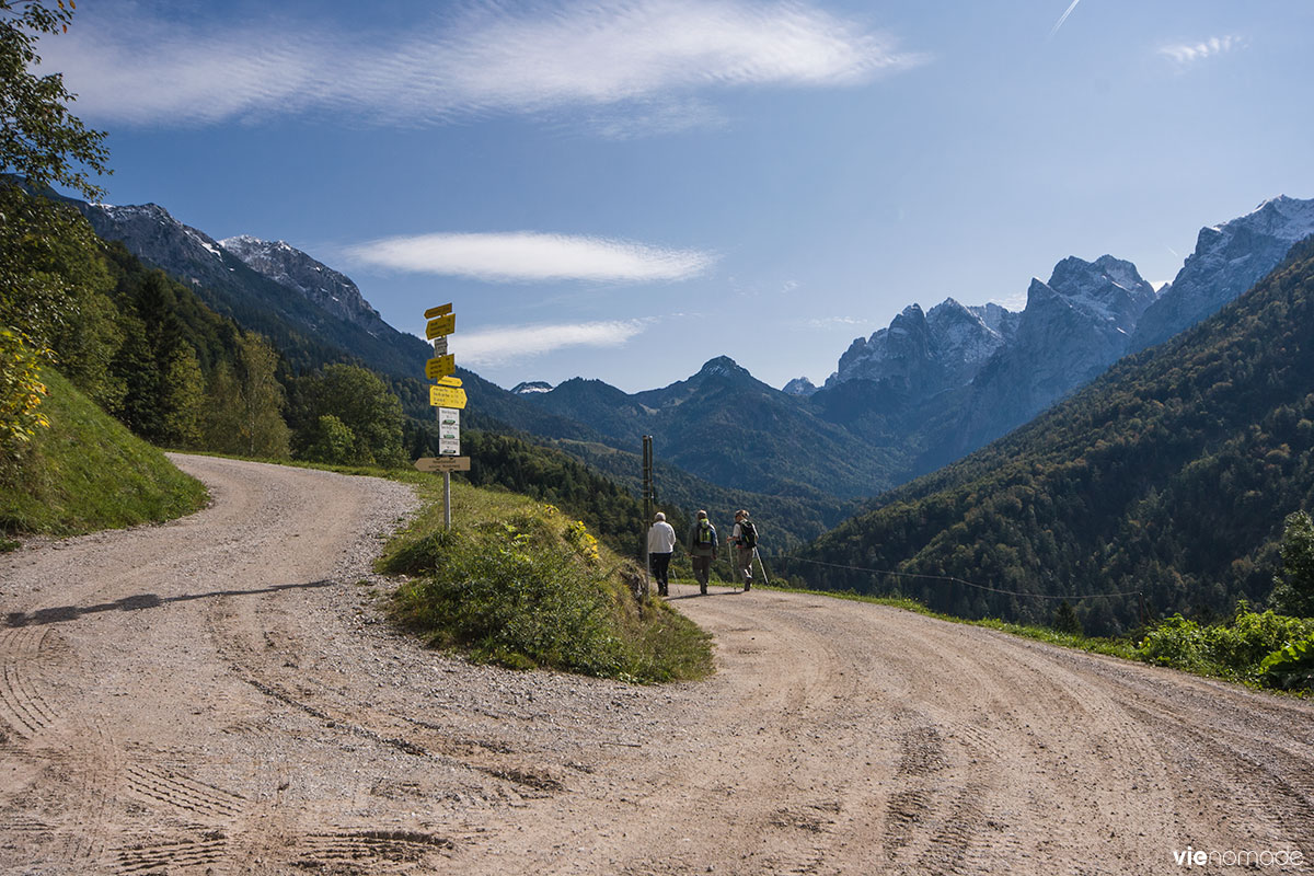 Randonnée au Kufstein au Tyrol: Kaisertal