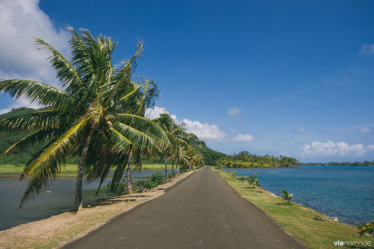 Paysages de Huahine, Polynésie Française