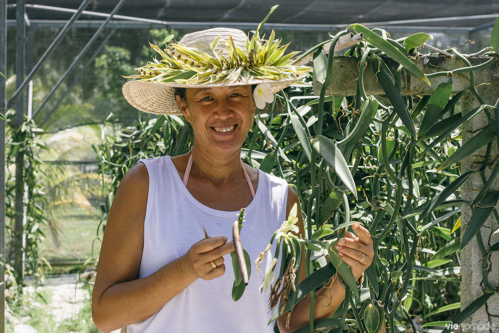 Les artisans cultivateurs de vanille à Huahine