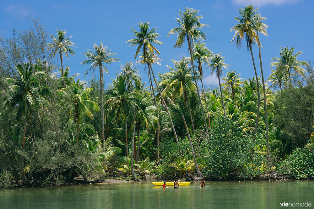 Tour de Huahine en voiture