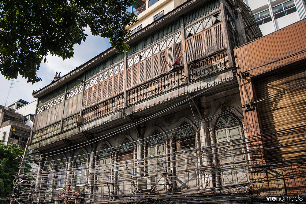 Architecture coloniale à Bangkok: le style sino-portugais