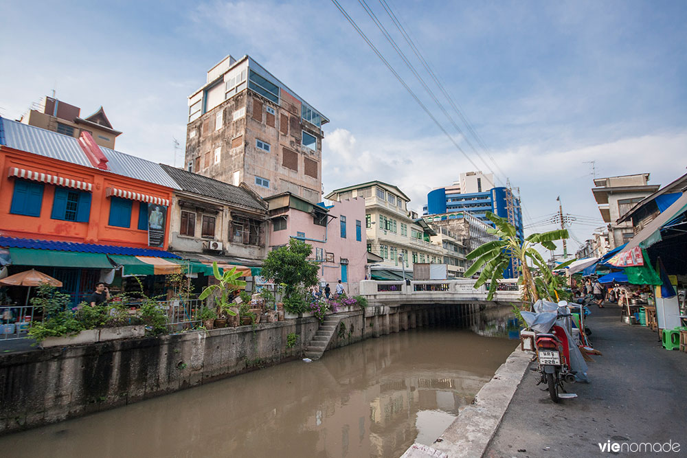 Le canal qui sépare Chinatown de Little India