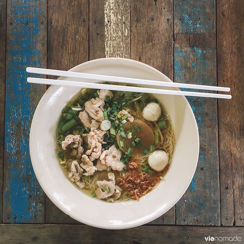 Soupe de nouilles thaïlandaise