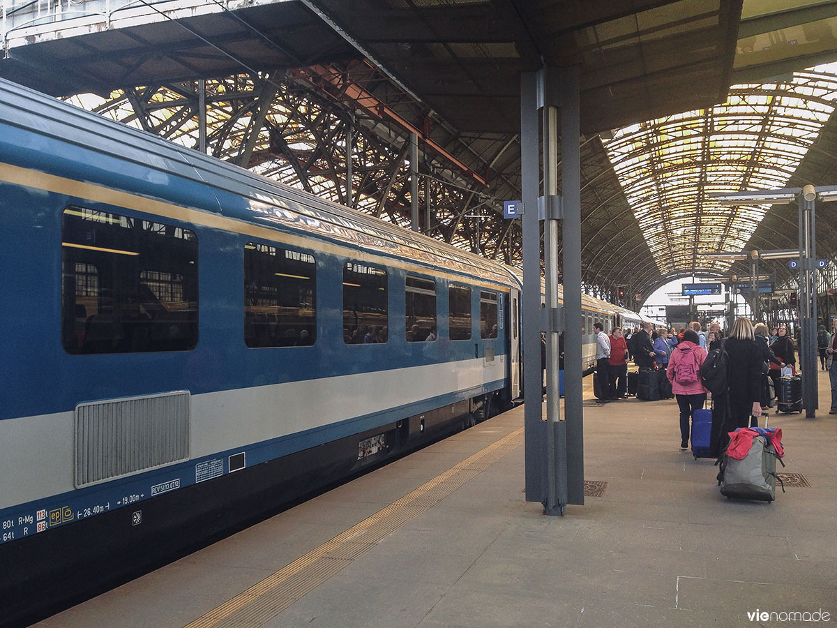 À Prague en train