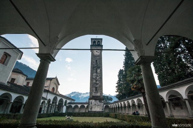 Ville de Chiavenna dans la Valtellina, en Lombardie