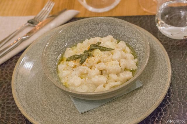 Pizzoccheri di Chiavenna, des gnocchis au fromage, beurre et sauge