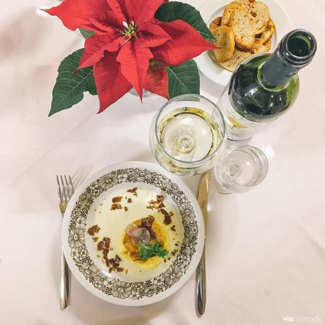 Manger dans la Valtellina, près de Chiavenna, à Pianazzola