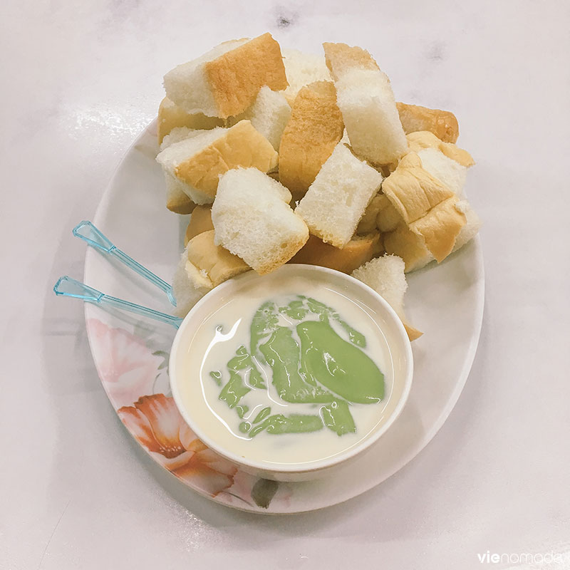 Sangkaya bai toey: crème au pandanus