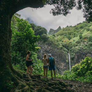 Randonnée à Tahiti: la Fautau'a