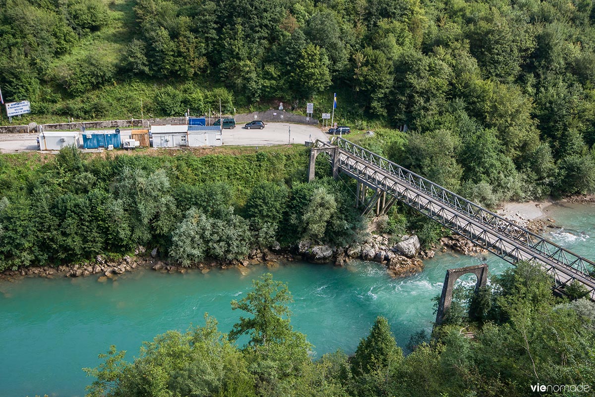 La frontière entre Bosnie et Monténégro: Scepan Polje